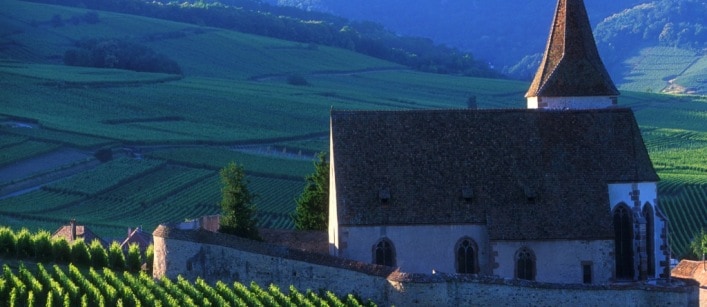 Alsace Wine tour Church Hunawihr